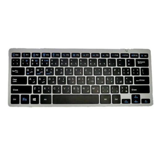 Zero ZR-3060 Wireless Membrane Keyboard, Slim Frame Ergonomic Design, Arabic & English Keys