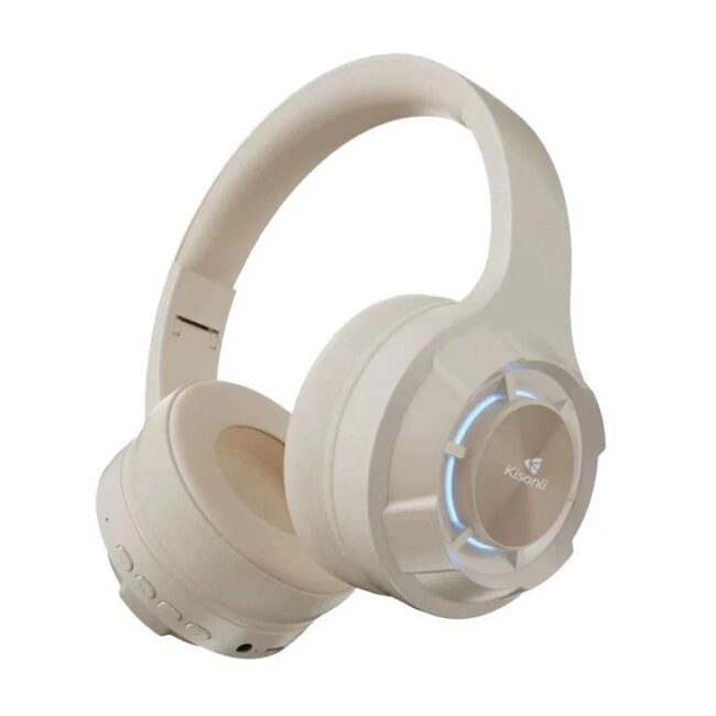 Kisonli Gaming Headset A2 Bluetooth 5.0 Wireless Headphone Sport Gaming Headphone Wireless Foldable Hifi Stereo