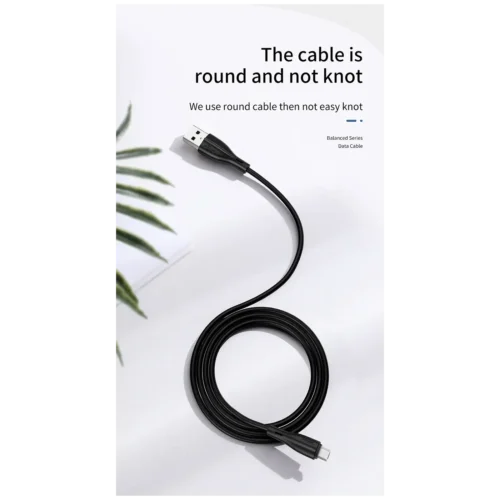 اشترِ كابل Joyroom S-M405 USB-C بمصر. كابل PVC مرن وقوي بقوة 2.4 أمبير لشحن ومزامنة أجهزة الأندرويد والملحقات بأفضل سعر من KCS Store.