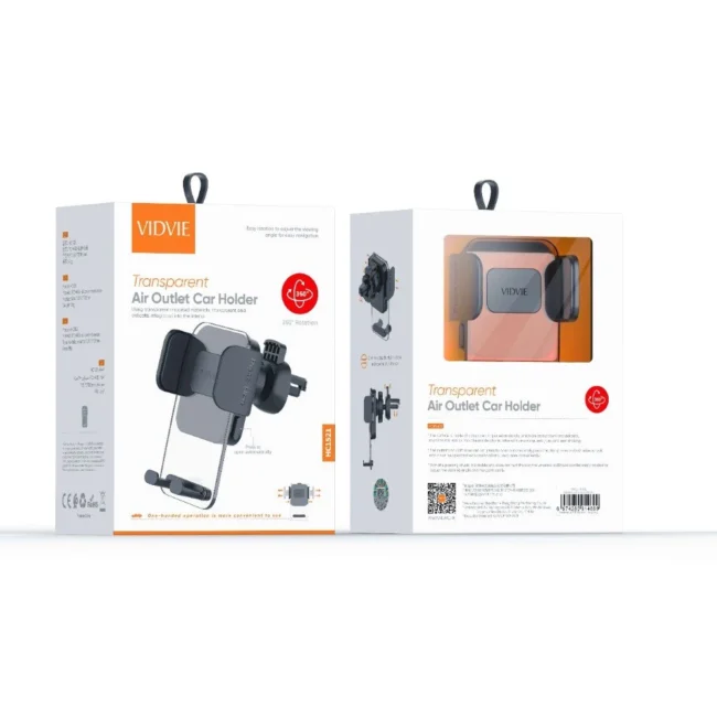 Vidvie HC1521 Transparent Air Outlet Car Holder
