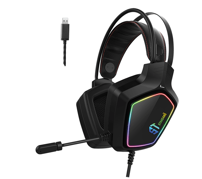 ST-Standard GM-08 Headphone Gaming Plug USB Surround sound