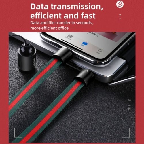 JOYROOM S-0821G1 G1 Series 2.1A Micro USB Creative Lanyard Style Charging Data Cable, Length: 85cm