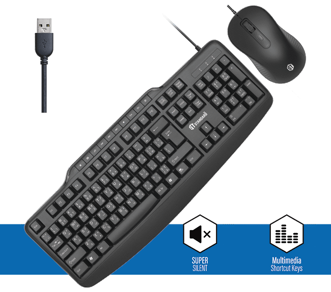 ST-Standard Keyboard and Mouse Combo KC-6000