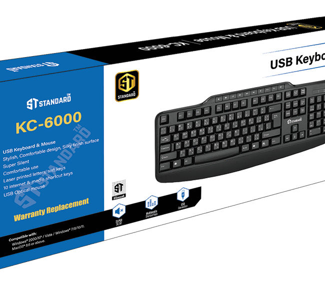 ST-Standard Keyboard and Mouse Combo KC-6000