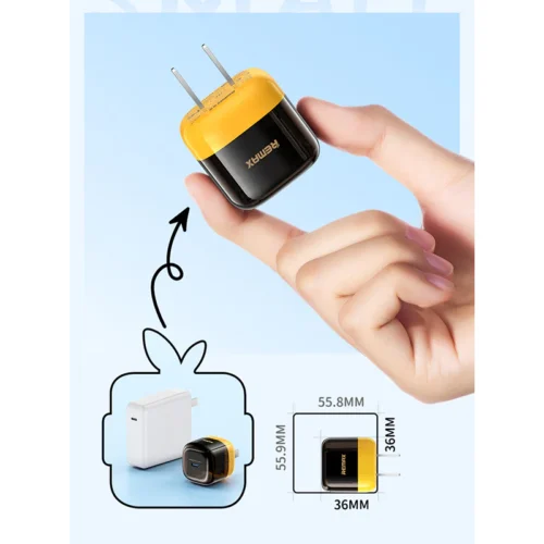 REMAX RP-U115 20W PD+QC 1C Series Punk Gan Charger