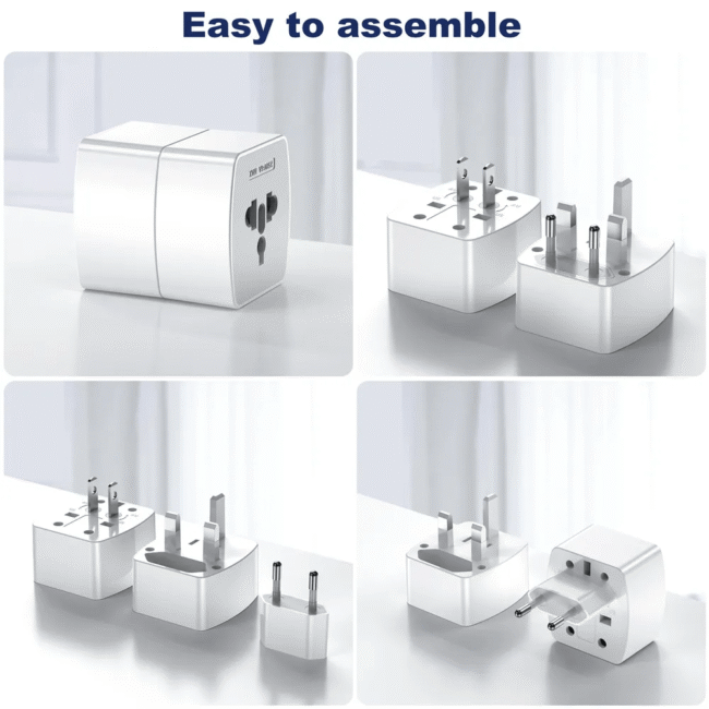 LDNIO Z4  Multi Plug Adapter International Power Travel Adaptor Plug for UK US EU