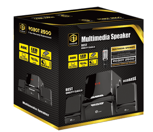 ST-Standard ROBOT 2500 Multimedia Speaker 2.1 Sub Woofer