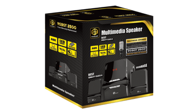 ⁦ST-Standard ROBOT 2500 Multimedia Speaker 2.1 Sub Woofer⁩ - الصورة ⁦2⁩