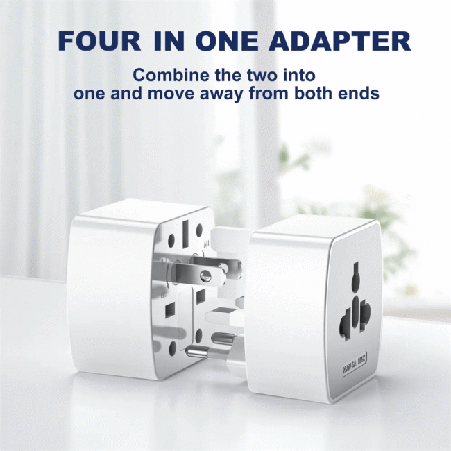 LDNIO Z4  Multi Plug Adapter International Power Travel Adaptor Plug for UK US EU