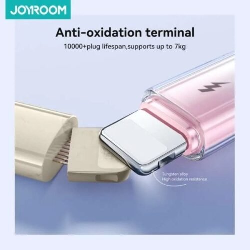 Joyroom Crystal Clear Series 3A USB-A to USB-C to 1.2m - S-A42