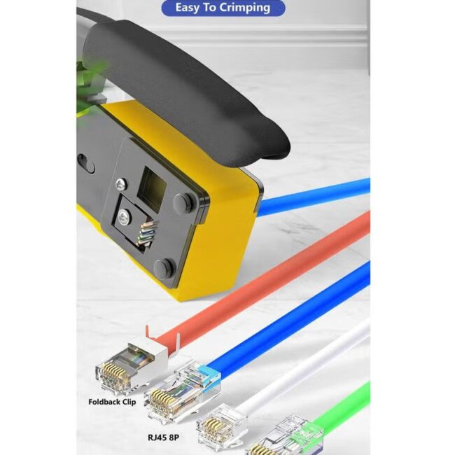 Crimping Tool CAT5e/6/6A/7/8 modular plugs