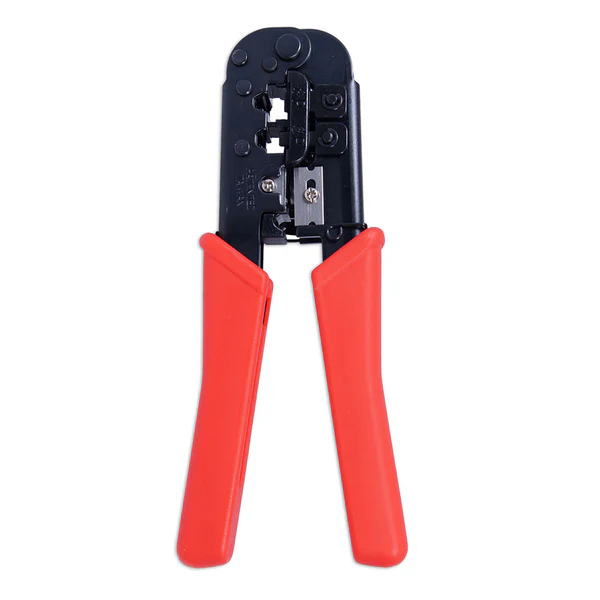 Dual Modular RJ45 Ratchet Crimping Tool