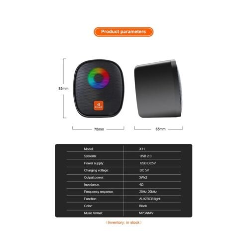 Kisonli X11 USB Speaker High Quality 3.5W