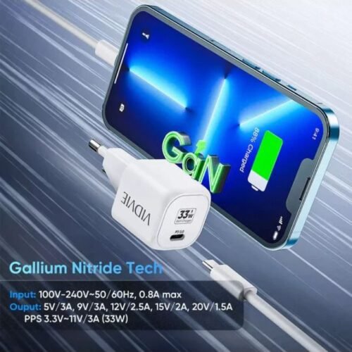 Vidvie ple241c Charger 33 Watt WITH TYPE-C Port