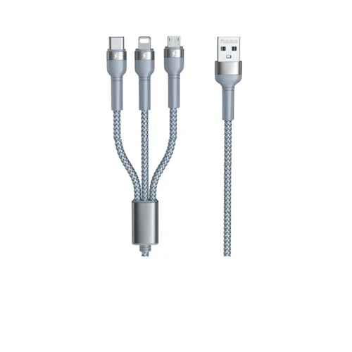 Remax rc-124th jany series 3.1a 3-in-1 charging cable 1.2m