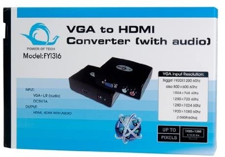 VGA to HDMI FY1316 Converter With Audio