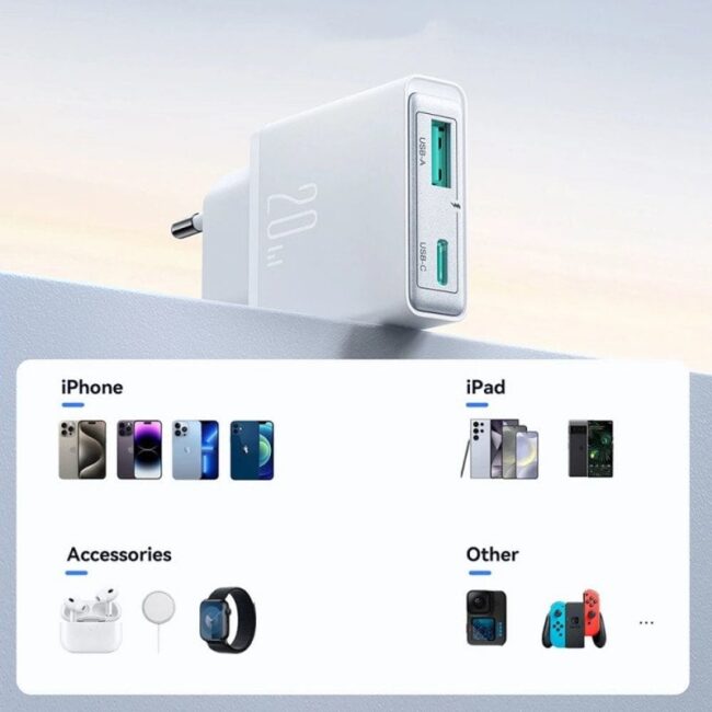 JR-TCF14 20W A+C Super Slim Charger