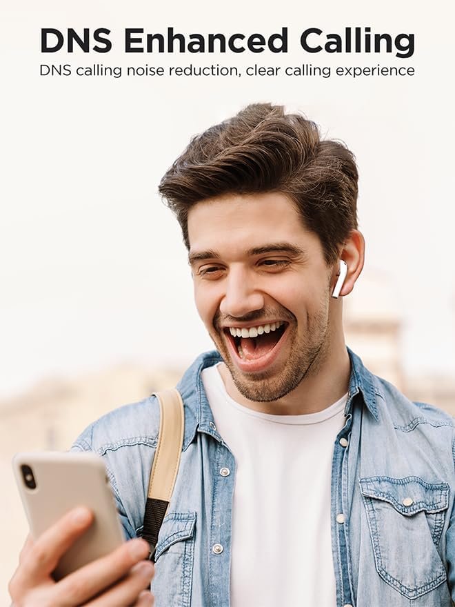 JOYROOM JR-T03S TWS Wireless Bluetooth Earbuds In-Ear white - الصورة 2