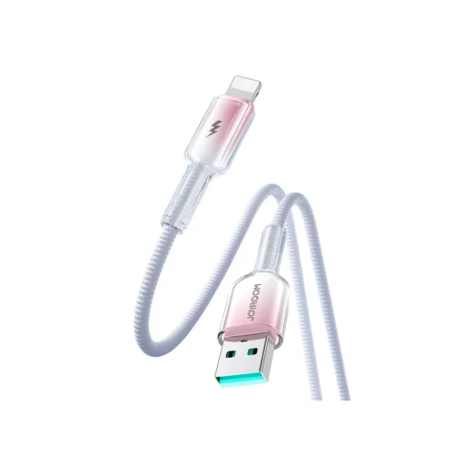 Joyroom Crystal Clear Series 3A USB-A to USB-C to 1.2m - S-A42