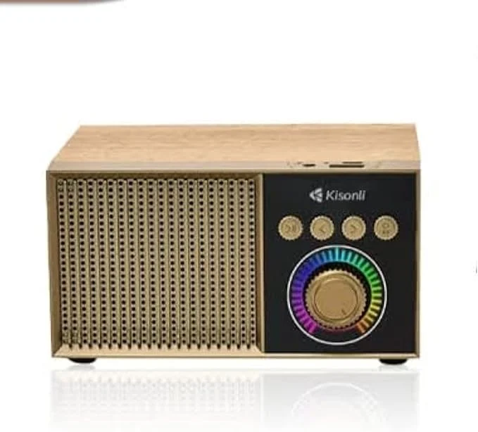 Kisonli G10 Wooden Retro Classic Outdoor Wireless BT Speaker - الصورة 3