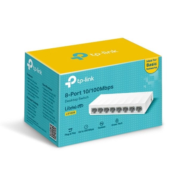 Tp-link LS1008  8-Port 10/100Mbps Desktop Switch