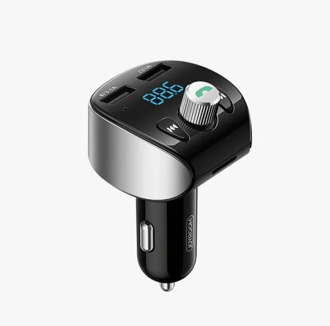 ⁦Joyroom JR-CL02 Bluetooth Car with FM Transmitter and USB Q⁩ - الصورة ⁦2⁩