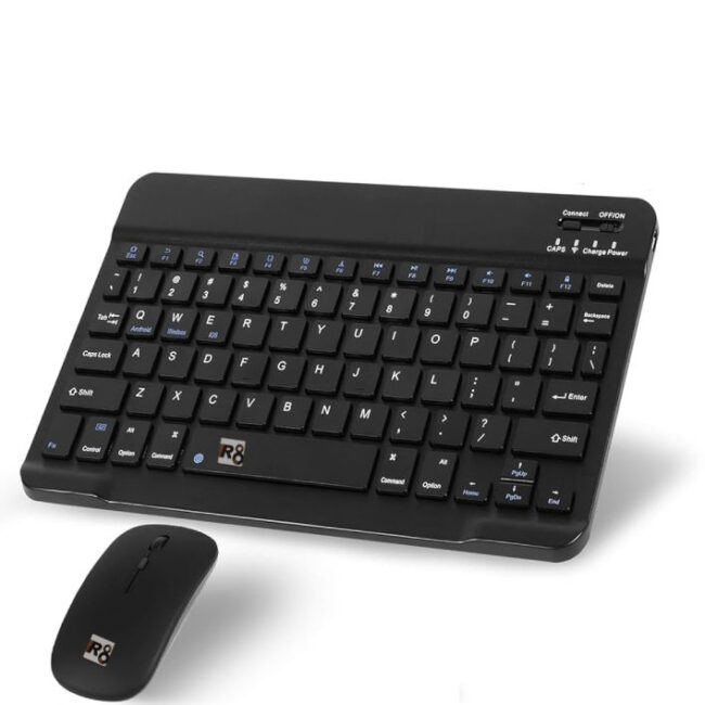 R8 1932 Ultra-Slim Bluetooth Combo Rechargeable Keyboard And Mouse
