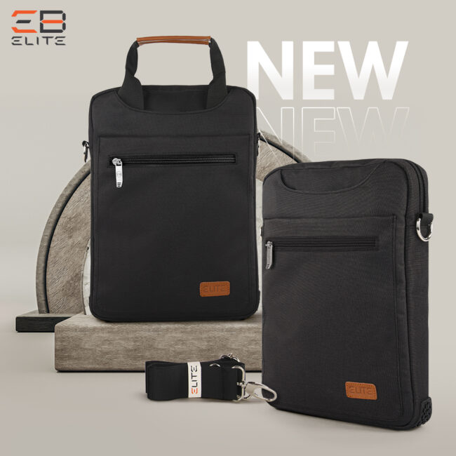 Elite Laptop Cross Bag 13.3  GS110 Black, Gray, Blue