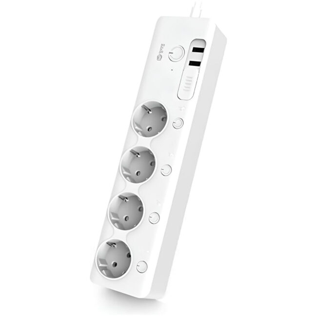 MTTL-W01 Power Strip - Protect Your Computers and TV from Over-Consumption of Power >Imported As Used<
