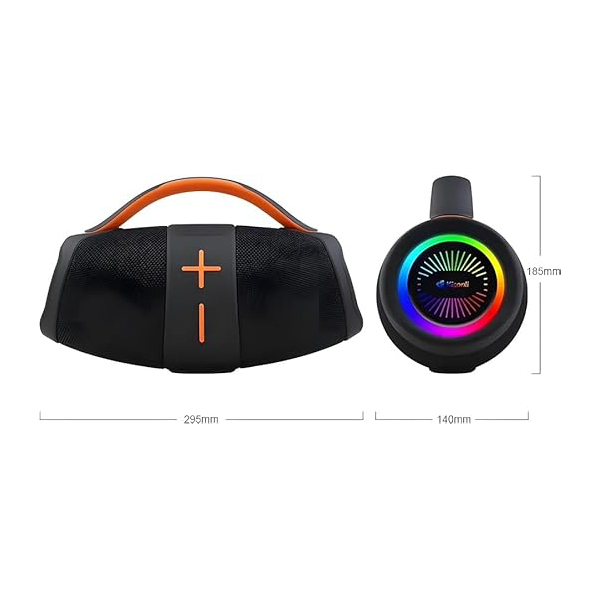 Kisonli K13 Portable Bluetooth Speaker – 20W Stereo Sound (2×10W)