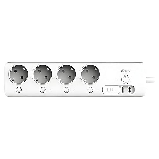 MTTL-W01 Power Strip - Protect Your Computers and TV from Over-Consumption of Power >Imported As Used<