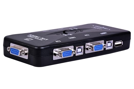 Manually Monitor USB Kvm Switch 4-Port USB Kvm Switch