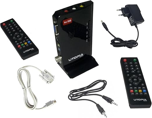 Utopia LCD TV box with 2 remote control