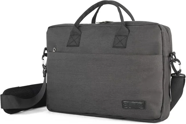 ⁦Elite Big Storm Laptop Shoulder Bag 15.6 Inch  GS104 Black, Gray, Blue, Pink⁩ - الصورة ⁦3⁩