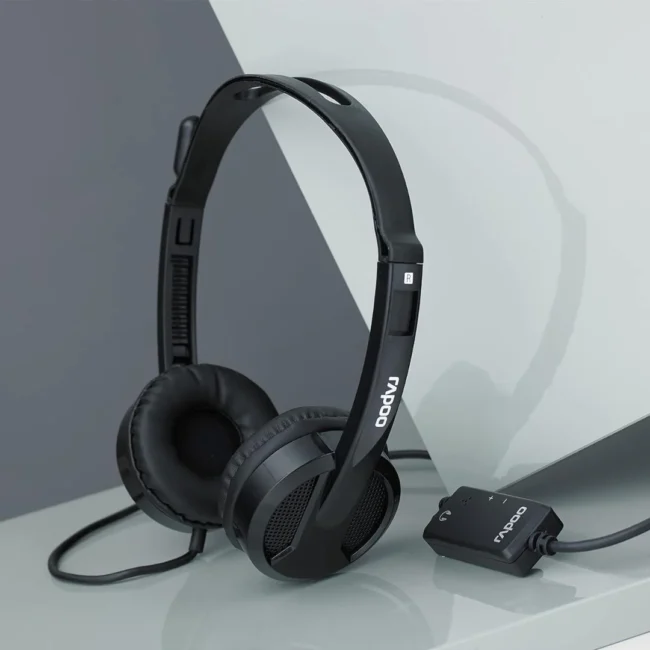 Rapoo H120 USB Black Wired Stereo headset