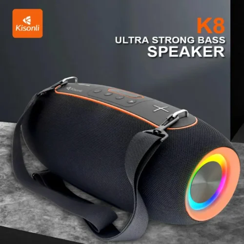 Kisonli K8 50W Deep Bass Speaker Big Size subwoofer