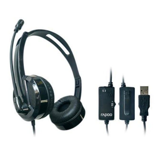 Rapoo H120 USB Black Wired Stereo headset