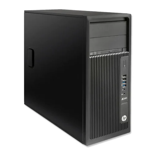 HP Z240 PowerWork Tower – Core i7-7700 | 8GB DDR4 | 128GB SSD | 500GB HDD | 400W power supply
