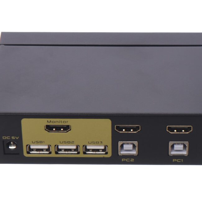 Fjgear Fj-201HUA Two Port USB2.0 HDMI KVM Switch And Practical For Multi Device