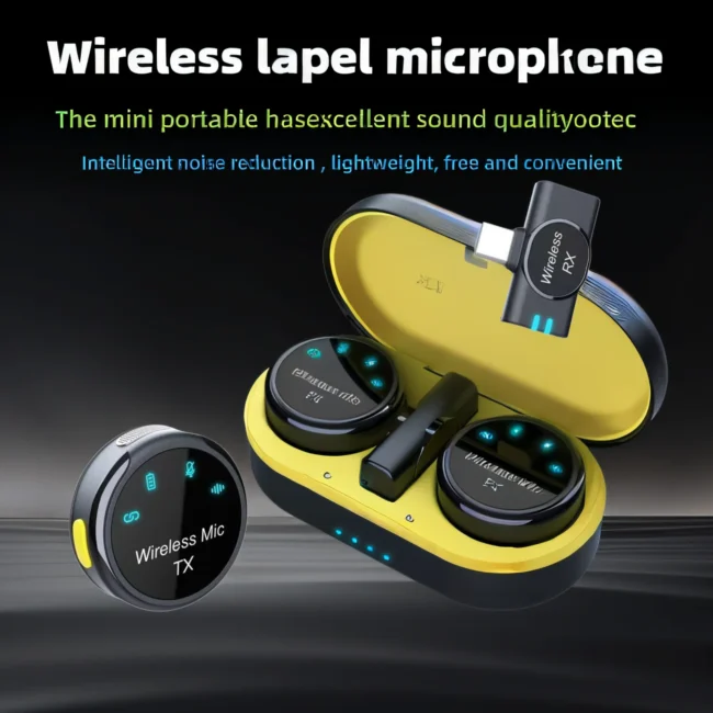 Utopia S3 Wireless Magnetic Microphone - Ideal for Mobile Singing‏