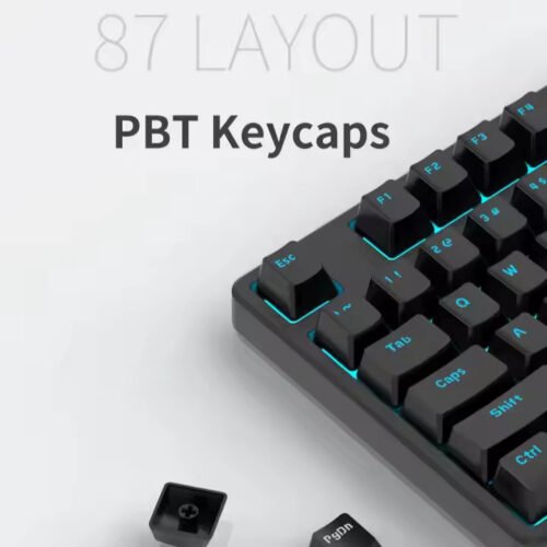 K80 Tri-Mode BT / Wireless / Wired  Mechanical Gaming Keyboard    Blue Switches   Blue Backlight  Black