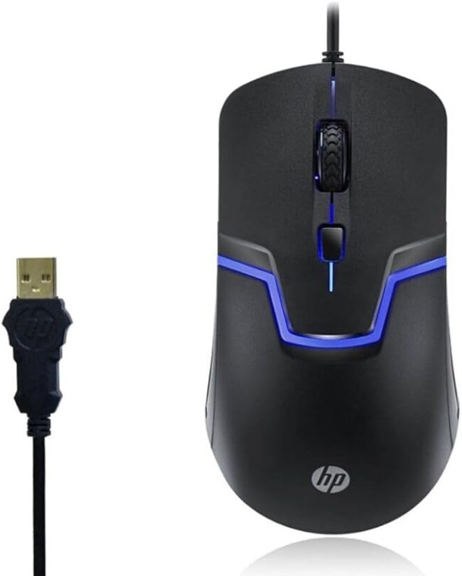 ⁦HP M100 USB Wired Gaming Optical Mouse with Adjustable DPI Settings⁩ - الصورة ⁦7⁩