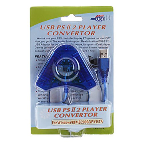 Usb to ps2 convertor connector for game console