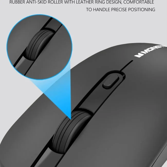Monster Airmars KM3 Pro Wireless Keyboard And Mouse Combo With Palm Rest