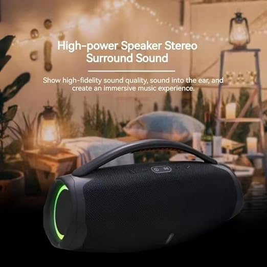 BoomsBox 3 High Power 60W Bluetooth Speaker Portable Wireless Subwoofer