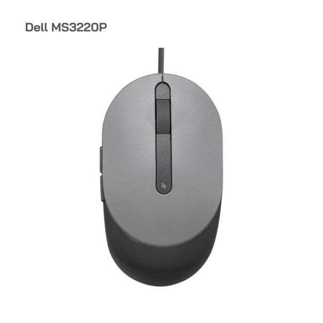 Dell Pro Laser Wired Mouse MS3220 3200 DP Titan Gray (Original - Imported As Used)‏