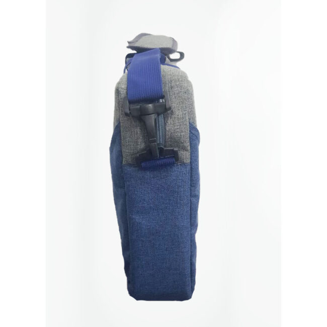 High Quality Laptop Hand Case With Strap 15.6 Inch from E-Case B-1710 Blue, Gray, Black Multicolor