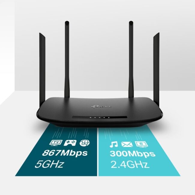 TP-Link AC1200 Archer VR300 Wireless VDSL and ADSL Modem Router - Black