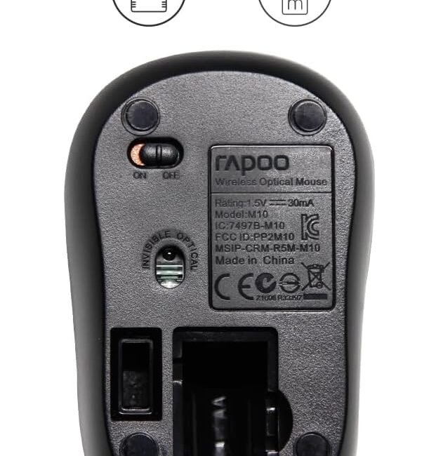 Rapoo 17298 M10 plus Wireless Optical Mouse