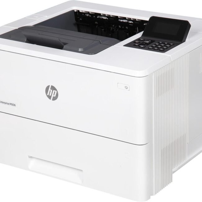 HP LaserJet Enterprise M506 Monochrome Laser Printer With Keypad Display For Office